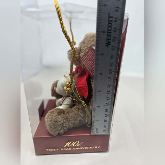 Lenox American Bears 100th Anniversary Plush Brown Bear Porcelain White Bear - Picture 8 of 10